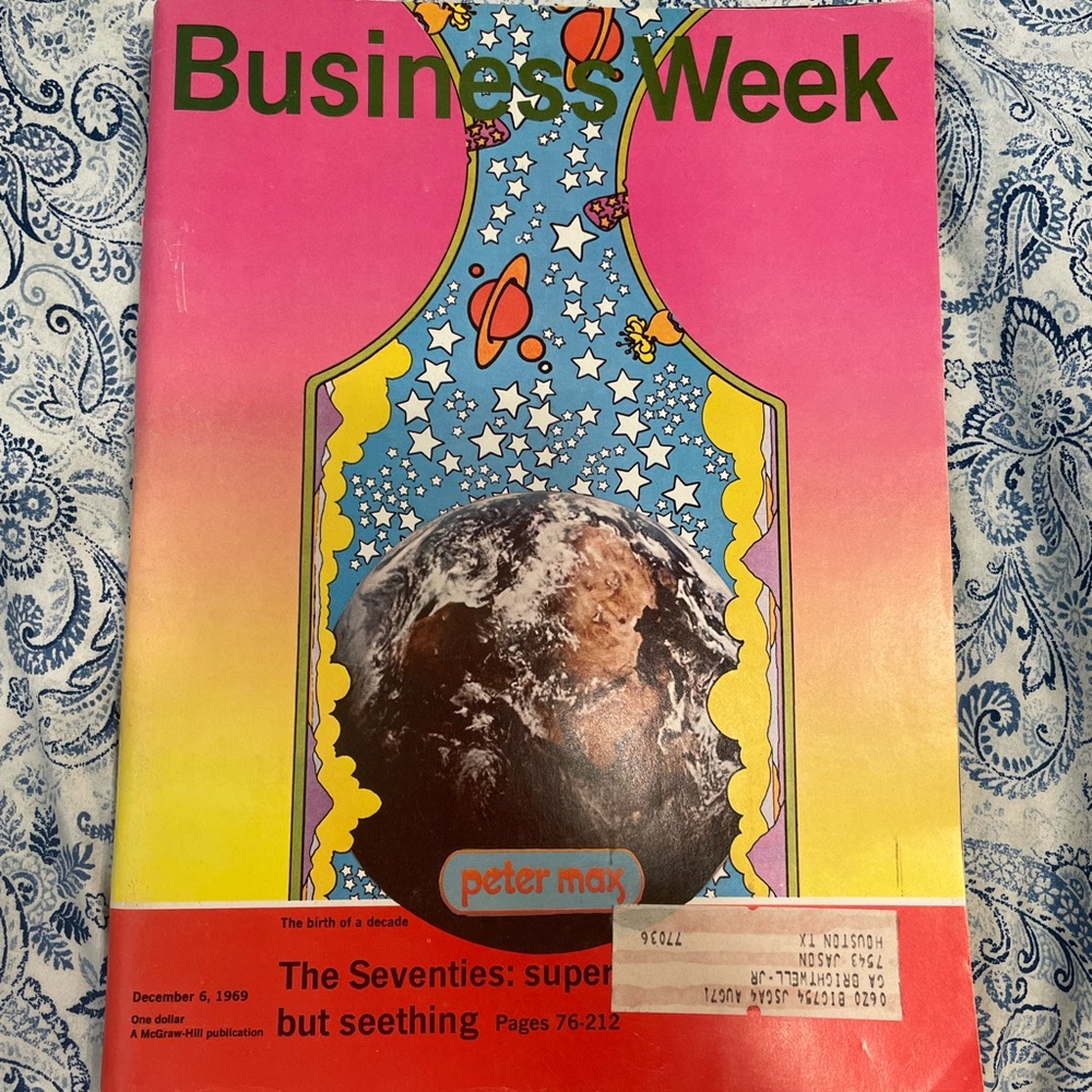 Peter Max Business Week Magazine
